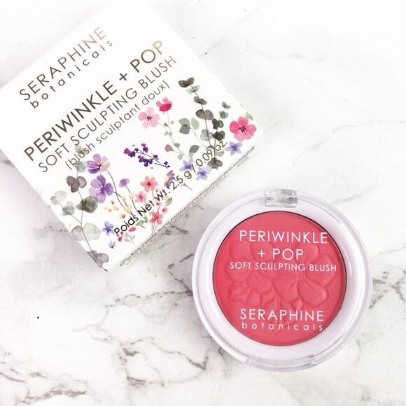 NIB Periwinkle + Pop Soft Sculpting Blush in Seashell - Seraphine Botanicals - Picture 6 of 7